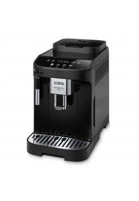 Delonghi Кавомашина Magnifica Evo, 1.8л, зерно+мелена, ручний капуч, дисплей, авторецептів -4, чорний