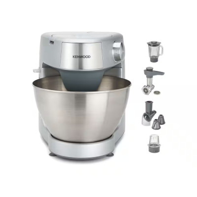 Kenwood Кухонная машина Prospero, 1000Вт, чаша-метал, корпус-пластик, насадок-7, срібний