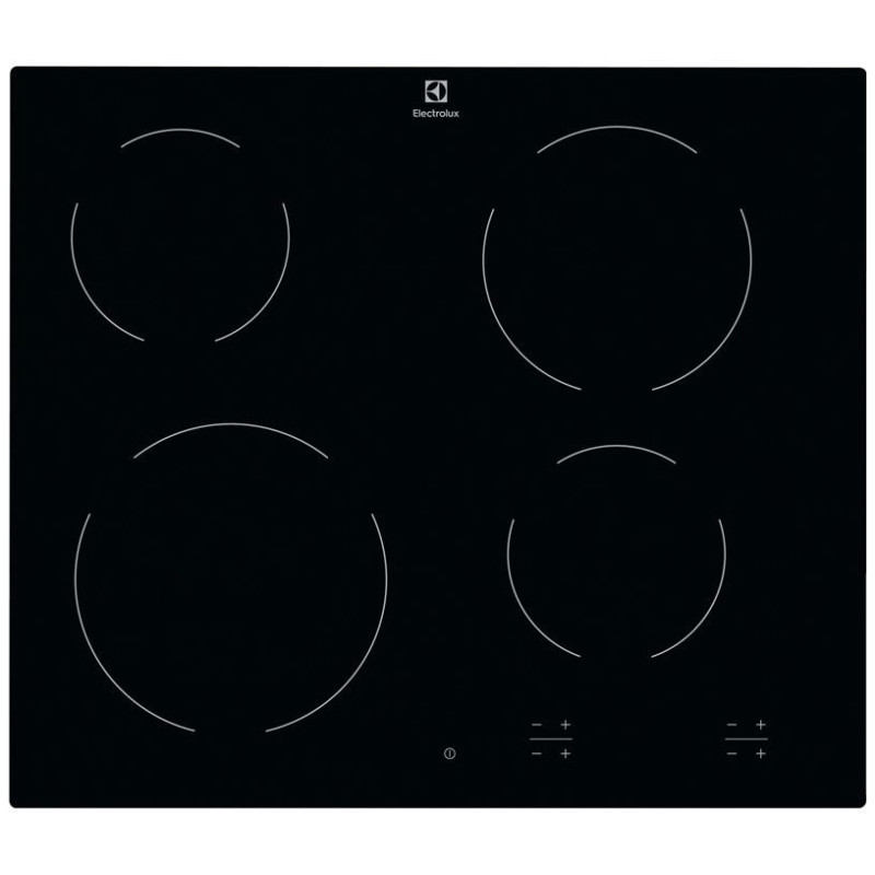 Electrolux Варильна поверхня електрична склокерамічна, 60см, чорний