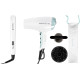 Remington Фен+випрямляч набір Shine Therapy, 2300Вт, 3 режими, дифузор, щипці для волосся (150-230 ° С, кераміка), біло-блакитний