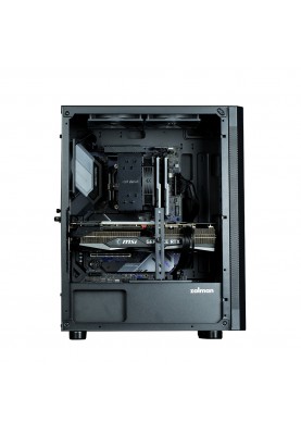 Zalman Корпус I4, без БЖ, 2xUSB3.0, 1xUSB2.0, 6x120мм, VGA 320мм, LCS ready, Mesh Side/Front Panel, ATX, чорний