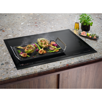 Electrolux Варильна поверхня індукційна, 80см, розширена зона, Hob2Hood, 6 конфорок, чорний Electrolux Варильна поверхня індукційна, 80см, розширена зона, Hob2Hood, 6 конфорок, чорний
