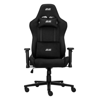 2E Gaming Крісло 2E GAMING BUSHIDO Lite, тканина, 2D-Armrests, чорний