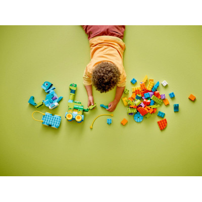 LEGO Конструктор LEGO DUPLO Town Динозаври на колесах 3в1 LEGO Конструктор LEGO DUPLO Town Динозаври на колесах 3в1