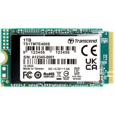 Transcend Накопичувач SSD M.2 1TB PCIe 3.0 MTE400S 2242