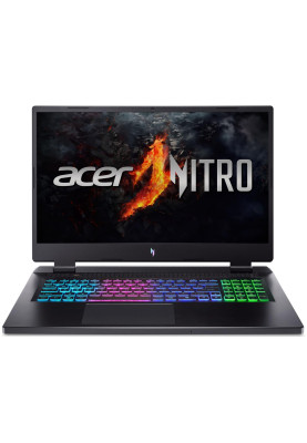 Acer Ноутбук Nitro 17 AN17-42 17.3" QHD IPS, AMD R9-8945HS, 32GB, F1TB, NVD4060-8, Lin, чорний
