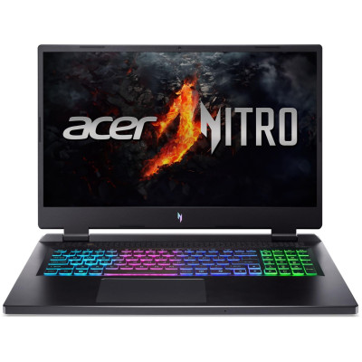 Acer Ноутбук Nitro 17 AN17-42 17.3" QHD IPS, AMD R9-8945HS, 32GB, F1TB, NVD4060-8, Lin, чорний