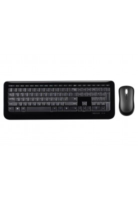 Microsoft Комплект Microsoft Desktop 850 109key, WL, EN/UKR/RU, Чорний