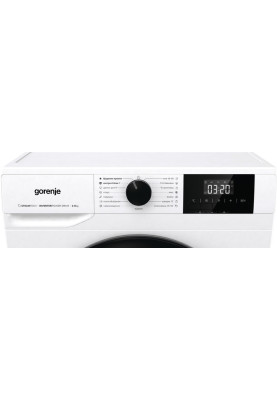 Gorenje Пральна машина фронтальна, 6кг, 1200, A+++, 43.5см, дисплей, пар, інвертор, білий