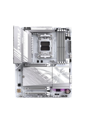 Gigabyte Материнська плата B850 A ELITE WF7 ICE sAM5 B850 4xDDR5 M.2 Wi-Fi BT DP Type-C ATX