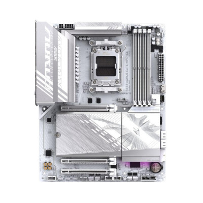 Gigabyte Материнська плата B850 A ELITE WF7 ICE sAM5 B850 4xDDR5 M.2 Wi-Fi BT DP Type-C ATX