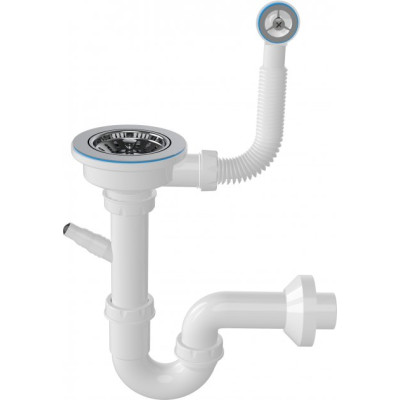 Adamant Набір кухонний Anila, штучний камінь, прямокутний, з крилом, 645х495х200мм, чаша - 1, врізна, сірий + змішувач