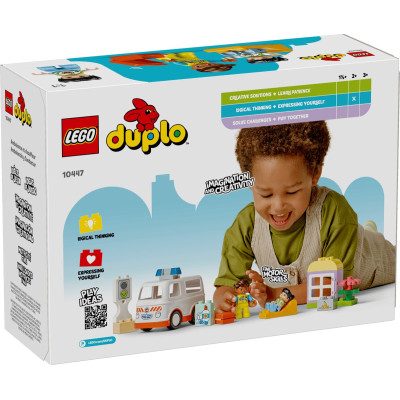LEGO Конструктор LEGO DUPLO Town Швидка допомога та водій LEGO Конструктор LEGO DUPLO Town Швидка допомога та водій
