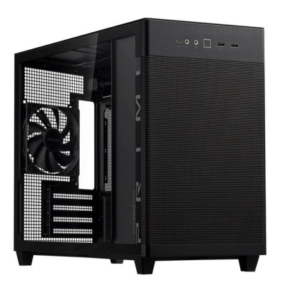 ASUS Корпус Prime AP201 Tempered Glas, без БП, 2xUSB3.2, 1xUSB Type-C