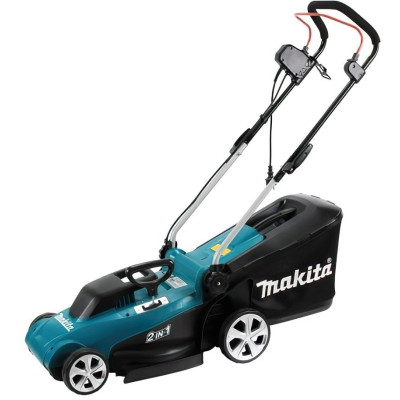 Makita Газонокосарка ELM3320, 1200Вт, 33см, 30л, 10.2кг, до 400м2, 20-55 мм