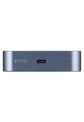 2E Акумулятор портативний літій-іонний Power Bank Wireless QI 5000мА·рік, 20Вт, PD, синій