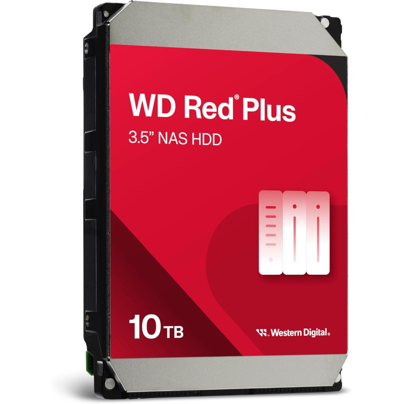 WD Жорсткий диск WD 10TB 3.5" 7200 512MB SATA Red Plus NAS