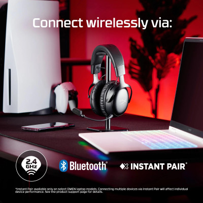 HyperX Гарнітура ігрова Cloud III S, WL/USB-A/USB-C, чорний