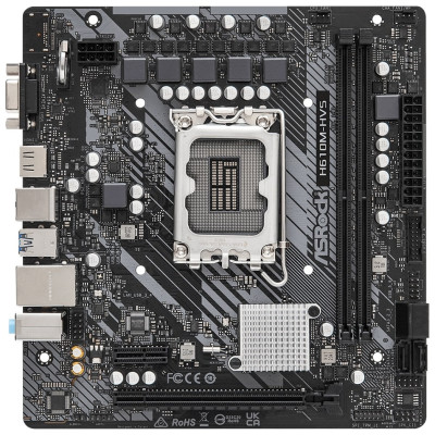 ASRock Материнська плата H610M-HVS s1700 H610 2xDDR4 HDMI VGA mATX