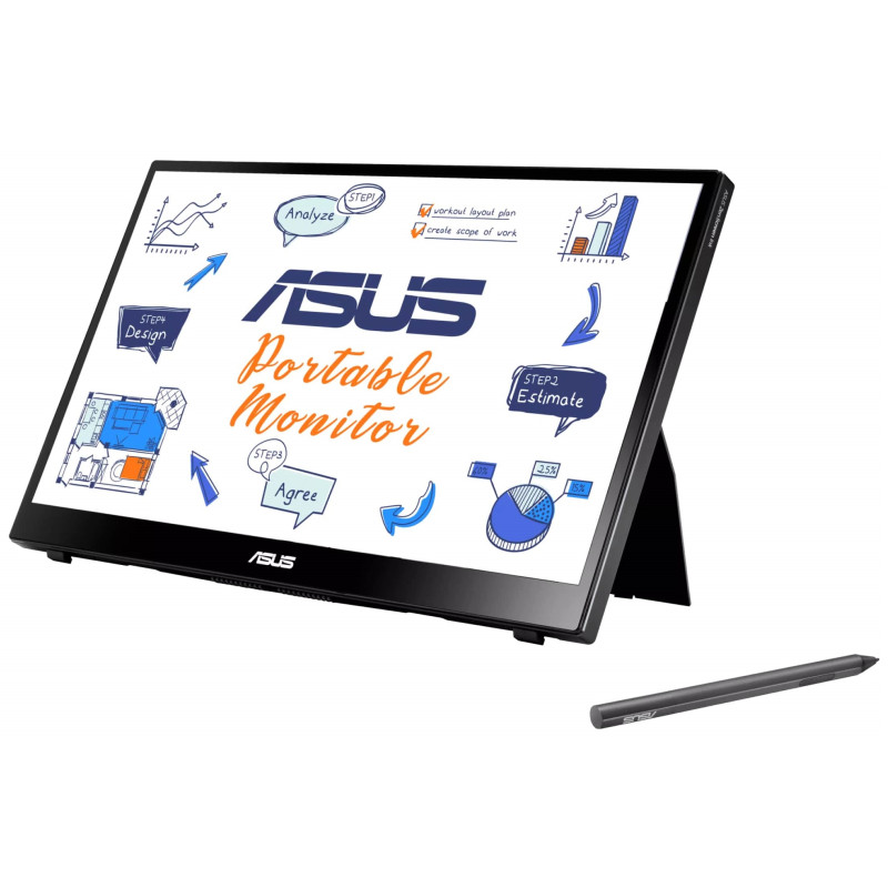 ASUS Монітор портативний LCD 14" ZenScreen Ink MB14AHD