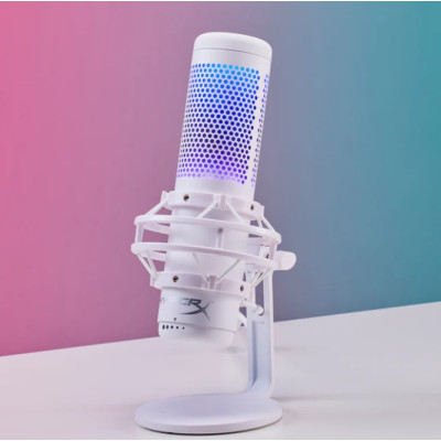 HyperX Мікрофон QuadCast S RGB, White/Grey