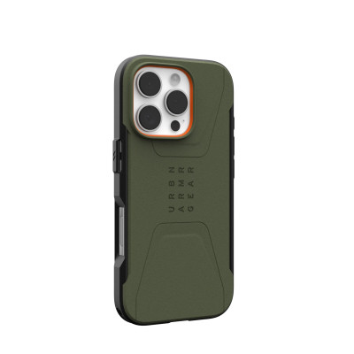 UAG Чохол для iPhone 16 Pro, Civilian Magsafe, Olive Drab