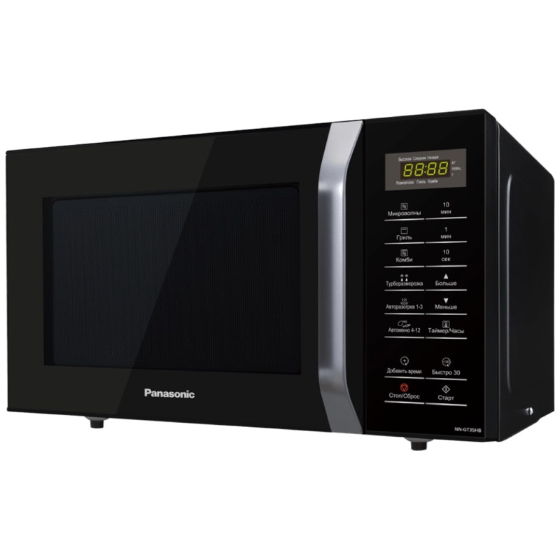 Panasonic Мікрохвильова піч Panasonic, 23л, 800Вт, гриль, дисплей, чорний