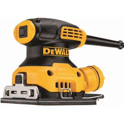 DeWALT Шліфмашина вібраційна DeWalt 230Вт 14000об/хв 108х115мм амплітуда 1.6мм 1.28кг