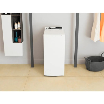 Whirlpool Пральна машина Whirlpool вертикальна, 6,5кг, 1200, С, 60см, дисплей, інвертор, білий Whirlpool Пральна машина Whirlpool вертикальна, 6,5кг, 1200, С, 60см, дисплей, інвертор, білий