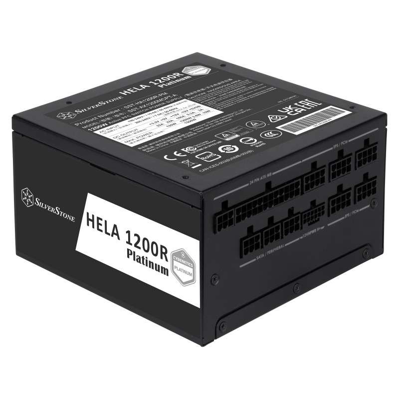 SilverStone Блок живлення Hela Cybenetics HA1200R-PM (1200W), >90%, 80+ Platinum, 135mm