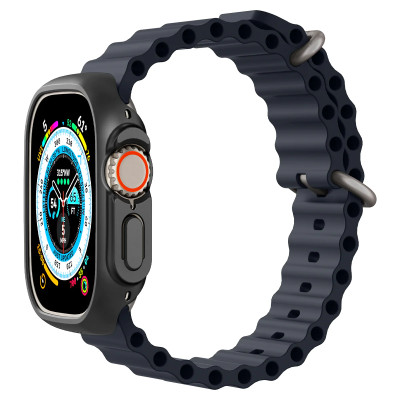 Spigen Чохол-накладка для Apple Watch Ultra (49mm) Thin Fit, Black