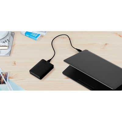 WD Портативний жорсткий диск 5TB USB 3.0 Elements Portable Black