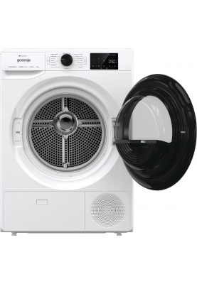 Gorenje Сушильна машина конденсаційна, 8кг, A+++, 60см, дисплей, Wi-Fi, білий