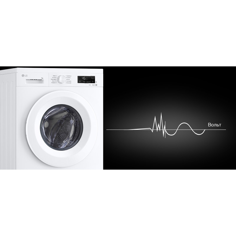 LG Пральна машина LG фронтальна, 7кг, 1200, A, 44см