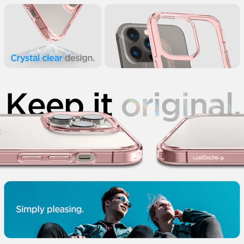 Spigen Чохол для Apple iPhone 14 Pro Max Ultra Hybrid, Rose Crystal