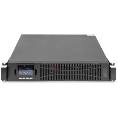 Digitus ДБЖ OnLine, 2000VA/2000W, LCD, 8xC13, RJ45, RS232, USB, Rack/Tower