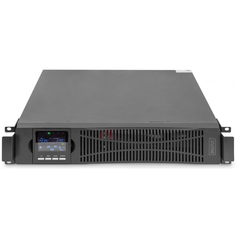 Digitus ДБЖ OnLine, 2000VA/2000W, LCD, 8xC13, RJ45, RS232, USB, Rack/Tower