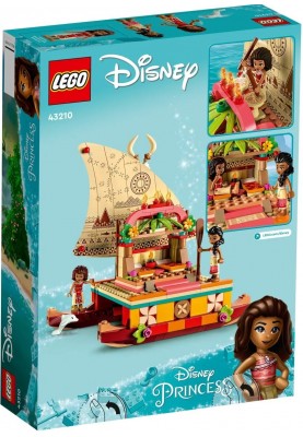 LEGO Конструктор Disney Princess Пошуковий човен Ваяни