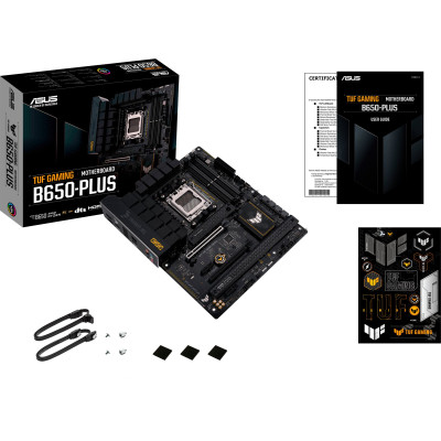 ASUS Материнська плата TUF GAMING B650-PLUS sAM5 B650 4xDDR5 M.2 HDMI DP ATX