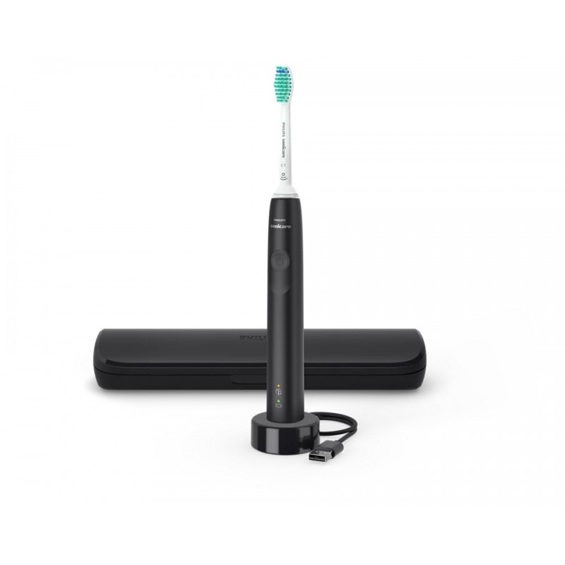 Philips Щітка зубна електр. Sonicare Gemini 3100, 31т. колив/хв, насадок-1, футляр, чорний