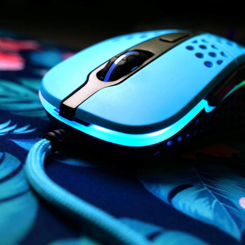 Cherry Xtrfy Миша ігрова M4 RGB USB Miami Blue