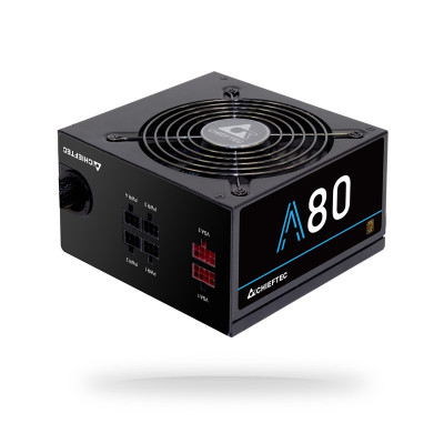 Chieftec Блок живлення A-80 (750W), >85%, 120мм, 1xMB 24pin(20+4), 1xCPU 8pin(4+4), 4xMolex, 6xSATA, 2xPCIe 8pin(6+2), Modular