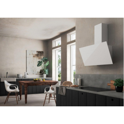 Faber Витяжка нахила, 80см, 1169м3г, Ev8 Led Wh A80, білий