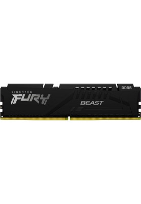 Kingston Пам'ять ПК DDR5 16GB KIT (8GBx2) 5200 FURY Beast Чорний