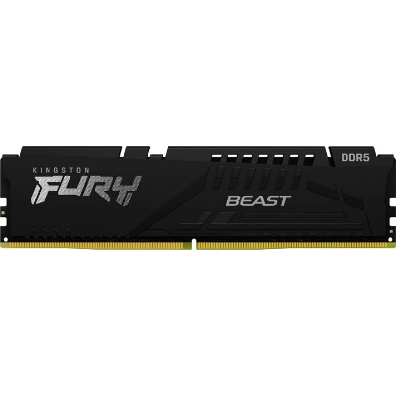 Kingston Пам'ять ПК DDR5 16GB KIT (8GBx2) 5200 FURY Beast Чорний