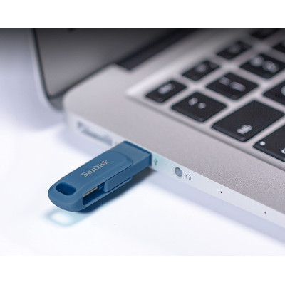 SanDisk Накопичувач 128GB USB-Type C Ultra Dual Drive Go Navy Blue SanDisk Накопичувач 128GB USB-Type C Ultra Dual Drive Go Navy Blue