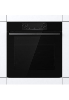 Gorenje Духовий шафа електричний, 77л, A+, пара, дисплей, піроліз, чорний