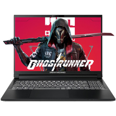 Dream Machines Ноутбук Dream Machines RT5060-15 15.6FHD+ IPS, AMD AI 9 HX 370, 32GB, F2TB, NVD5060-8, DOS, чорний