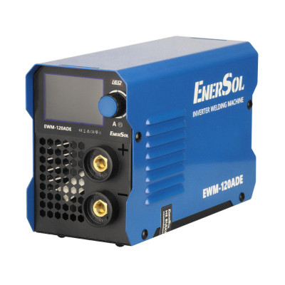EnerSol Зварювальний апарат інверторний EWM-120ADE 20-120А 5.1кВт 160-260В 2.9кг