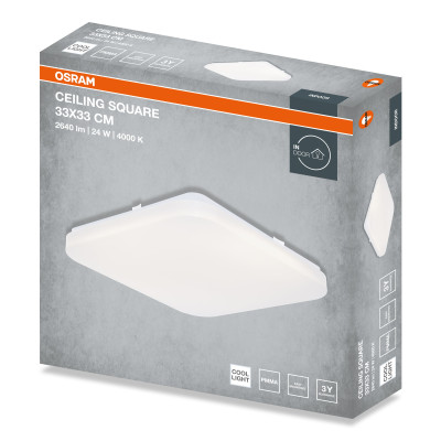 Osram Світильник накладний OSRAM CEILING SQUARE 24Вт 4000K 1920Лм